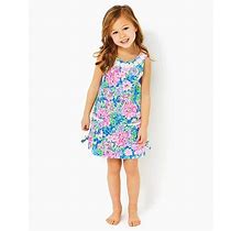 Girls Little Lilly Knit Shift Dress In Multi Spring In Your Step - Lilly Pulitzer