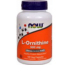 Now L-Ornithine 500 Mg - 120 Capsules