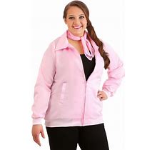 Plus Size Grease Pink Ladies Costume Jacket For Women