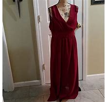 Unbranded Dresses | Raspberry Empire Waist Dress Nwot One Sz | Color: Red | Size: One Size