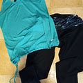 Reebok Workout Clothes Sz Small - Women | Color: Blue/Black | Size: M