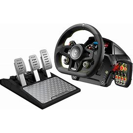 Turtle Beach Velocityone Race Wheel & Pedal System For Xbox Series X|S, Windows Pcs - Force Feedback, & Three Pedals - Black