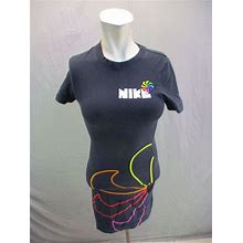 Nike Size XS Womens Black Short Sleeve Stretch Cotton Bodycon Mini Dress 1R525. Nike. Black. Dresses.