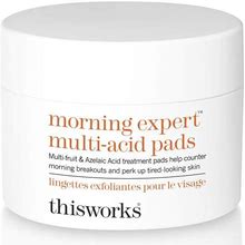 Thisworks Morning Expert Multi-Acid Pads: Refresh Morning Skin & Clear Acne, 60 Pads
