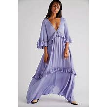 Free People Endless Summer Paradiso Maxi Dress Size Medium In Violet