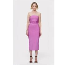 The Isabella Dress - Guava, L, By Herve Leger