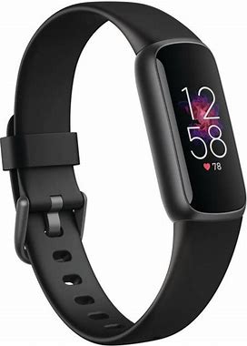 Fitbit Luxe Activity Tracker Black With Black Band