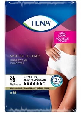 TENA Women Super Plus Heavy Protective Incontinence Underwear, Super Absorbency Size XL - Pack Of 14 | Carewell