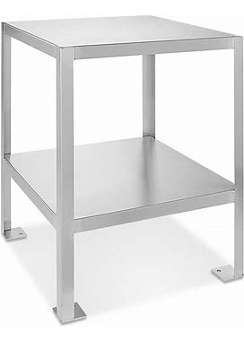 Welded Stainless Steel Machine Table - 24 X 24" - ULINE - H-4914