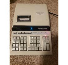 Monroe 4140 Desktop Printing Calculator Adding Machine 12 Digit