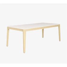 Chambers FSC(R) Eucalyptus Dining Table With Duraboard(R) Top, Brown/White | Pottery Barn