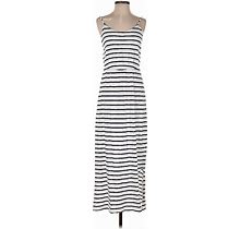 Old Navy Cocktail Dress - A-Line Scoop Neck Sleeveless: White Print Dresses - Women's Size Small