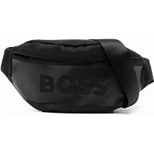 BOSS Kidswear - Embroidered-Logo Belt Bag - Kids - Polyester/Polyester - One Size - Black