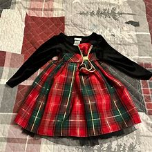 Sweet Heart Rose Girls Christmas Dress 2T - Kids | Color: Red | Size: 2T
