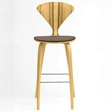 Cherner Chair Company Cherner Stool With Seat Pad - Color: Wood Tones - Size: Bar - 29-In. - CSTW02-SEAT-PAD-29-VZ-2101