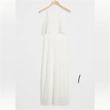 Anthropologie Dresses | Anthropologie Madilyn White Maxi Dress Petite | Color: White | Size: 4P