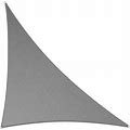 10 ft. X 10 ft. X 14.1 ft. Gray Right Triangle Shade Sail