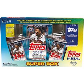 No Gender 2024 Topps Series 1 Baseball Factory Sealed Super Box Size: No Size