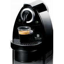 Nespresso C100 Essenza Flowstop Piano Black Automatic Espresso Machine