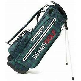 Beams Golf Men's Stand Caddy Bag Black Watch 9 Inch 3.2Kg 4 Divisions