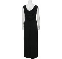 Designer Evening Dress - Hellessy Black Sleeveless Maxi Dress