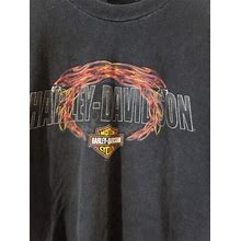 Harley Davidson Large T-Shirt Chesters Hd Mesa Az Usa 2-Sided Black