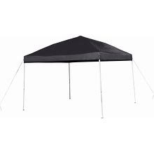 Flash Furniture Harris 10'X10' Black Outdoor Pop Up Event Slanted Leg Canopy Tent With Carry Bag