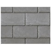 Davinci Roofscapes Inspire Classic Slate Field Tiles Ash Gray Roof 6 Inch Exposure 25