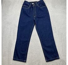 Duke Haband Jeans Mens 32X28 Blue Relaxed Fit Denim Stretch Waist Comfort Work