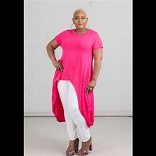 High Low Tunic/Dress | Color: Pink | Size: One Size