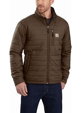 Carhartt Rain Defender Relaxed Fit Lightweight Insulated Jacket Small Coffee