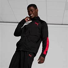 PUMA Tricot Mens Lightweight Track Jacket | Black | Regular Small | Coats + Jackets Track Jackets