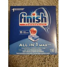 Finish Powerball All-In-One Max Dishwasher Tabs 11 Per Box Sealed