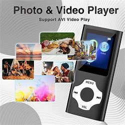 MP3 Music Player With Bluetooth 50Portable Hifi Music Player Videophoto Viewerebook Player For Kidsblue