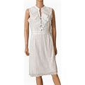 Chadwicks Dresses | Nwt Chadwicks White Cotton Eyelet Dress | Color: White | Size: 10
