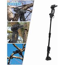 51in Electric Cordless Pole Saw, Long Handle Rechargeable Extendable Chainsaw Adjustable Shaft Branch Cutter For Tree Trimming Pruning (1.3M) Black 15
