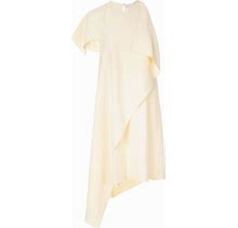 Rosetta Getty - Asymmetric Dress - Women - Spandex/Elastane/Viscose - 2 - Yellow