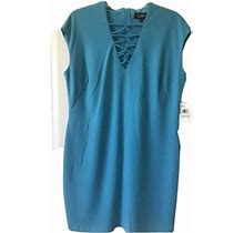 Alexia Admor Womens Dresses Blue Size Xl Sheath $179.