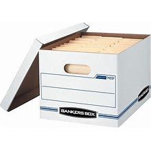 Bankers Box STOR/FILE Storage Boxes, Standard Set-Up, Lift-Off Lid, Letter/Legal, 6 Pack (57036-04)