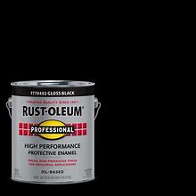 Rust-Oleum Professional Gloss Black Interior/Exterior Oil-Based Industrial Enamel Paint (1-Gallon) | 7779402