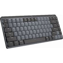 Logitech MX Mechanical Mini Wireless Keyboard (Gray, Clicky)