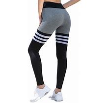 Avamo Women Yoga Pants Workout Gym Fitness Leggings High Waist Tummy Control Tights For Sport Jogger