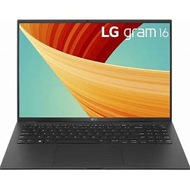 LG Gram 16" Lightweight Laptop, Intel 13th Gen Core i7 Evo Platform, Windows 11 Home, NVIDIA RTX3050 4GB GPU, 32GB RAM, 2TB SSD, Black