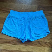 Forever 21 Shorts | Light Blue Terri Cloth Shorts | Color: Blue/White | Size: L
