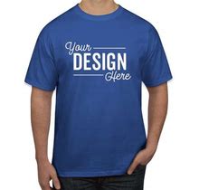 Custom 6Ct. Custom Champion Tagless T-Shirt - Royal - Size XL- 1-Color Text Or Art Design