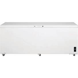 Frigidaire 24.8-Cu Ft Garage Ready Manual Defrost Chest Freezer With Temperature Alarm (White) | FFCL2542AW