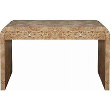 Holland Desk, 50, Wood, Light Burled Wood | Williams Sonoma