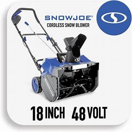 18 in. 48-Volt Cordless Electric Snow Blower Kit With 2 X 5.0 Ah Batteries Plus Charger