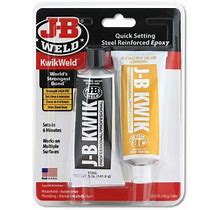 J-B Weld Epoxy Adhesive, Gray, 1:01 Mix Ratio, 6 Hr Functional Cure, Tube 8271
