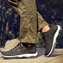 Forestyashe Men Good Arch Support Easy To Put On Work Shoes Breathable And Light Nonslip Shoes Outdoors Comfy Sneakers